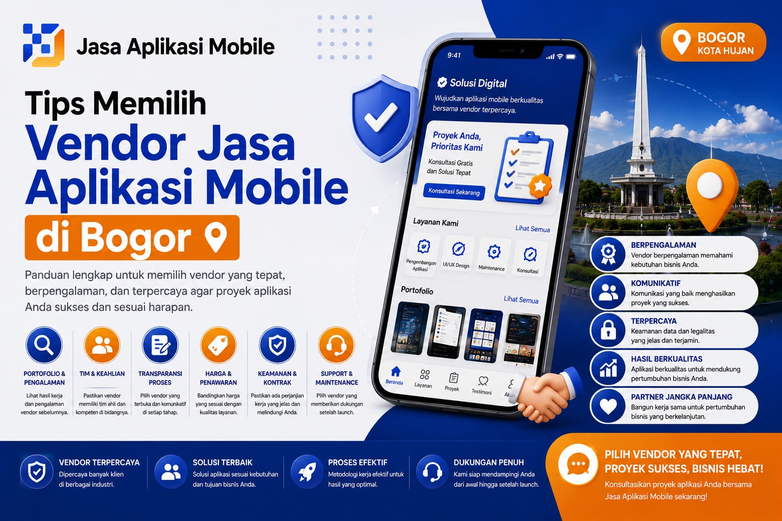 Tips Memilih Vendor Jasa Aplikasi Mobile di Bogor